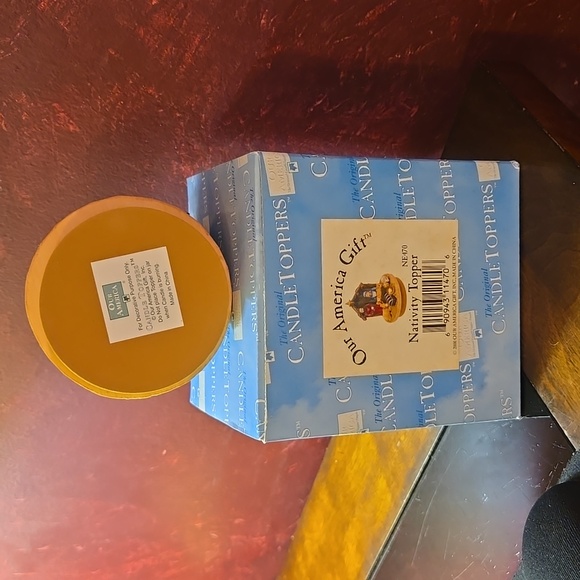 NIB - Our America Nativity Scene Candle Jar Topper - Baby Jesus!! - Picture 8 of 9